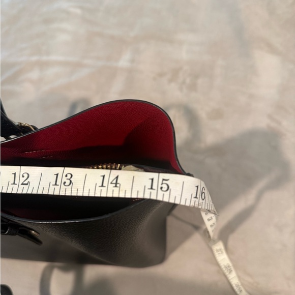 Coach Midnight Black Leather Tote